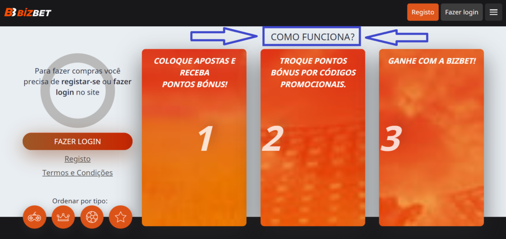 Código de Bônus do BizBet